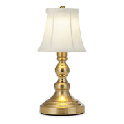 Lampe de Table Sans Fil en Laiton - Lampe Rechargeable pour Éclairage Intérieur