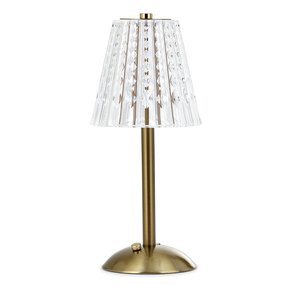 Lampe de Table LED Sans Fil Rechargeable - Dimming Tactile en Métal et Design Acrylique