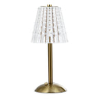 Lampe de Table LED Sans Fil Rechargeable - Dimming Tactile en Métal et Design Acrylique