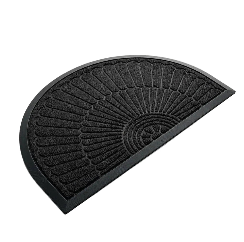 Tapis Rond en Polypropylène - Tapis de Sol Fin de 1,5 mm avec Dessous Antidérapant
