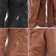 Veste Bomber Femme Réversible - Design en Fausse Fourrure avec Fermeture Éclair