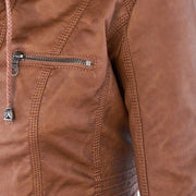 Veste Bomber Femme Réversible - Design en Fausse Fourrure avec Fermeture Éclair