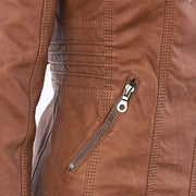 Veste Bomber Femme Réversible - Design en Fausse Fourrure avec Fermeture Éclair