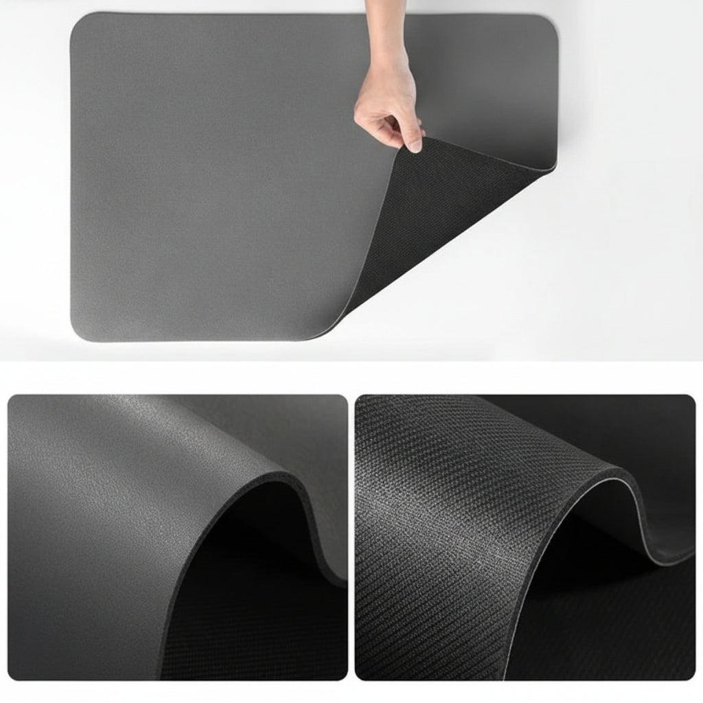 Tapis Égouttoir à Vaisselle à Séchage Rapide - Tapis de Cuisine en Microfibre