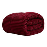 Housse de Couette en Polaire et Microfibre - Linge de Lit pour l'Automne et l'Hiver