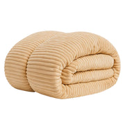 Housse de Couette en Polaire et Microfibre - Linge de Lit pour l'Automne et l'Hiver