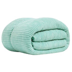 Housse de Couette en Polaire et Microfibre - Linge de Lit pour l'Automne et l'Hiver