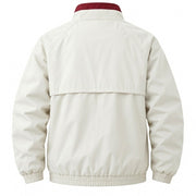 Veste Bomber à Col Montant - Coupe Décontractée avec Fermeture Éclair Intégrale