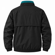 Veste Bomber à Col Montant - Coupe Décontractée avec Fermeture Éclair Intégrale