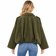 Veste Légère Zippée pour Femme - Coupe Ajustée en Tissu Technique pour Superposition de Mi-Saison