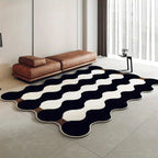 Tapis Ondulés - Motifs Abstraits Classiques Pour la Décoration D'intérieur