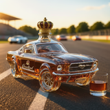 Carafe à Whisky en Forme de Voiture - Bouteille Décorative en Verre de 750 ml pour Bar à Domicile
