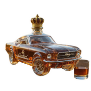 Carafe à Whisky en Forme de Voiture - Bouteille Décorative en Verre de 750 ml pour Bar à Domicile