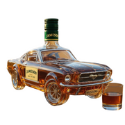 Carafe à Whisky en Forme de Voiture - Bouteille Décorative en Verre de 750 ml pour Bar à Domicile