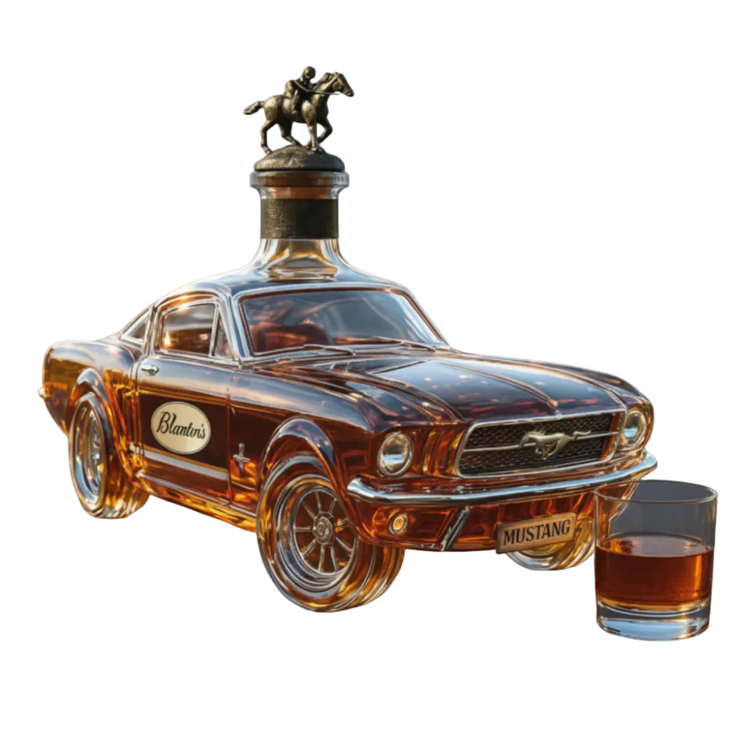 Carafe à Whisky en Forme de Voiture - Bouteille Décorative en Verre de 750 ml pour Bar à Domicile