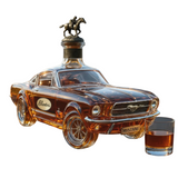 Carafe à Whisky en Forme de Voiture - Bouteille Décorative en Verre de 750 ml pour Bar à Domicile