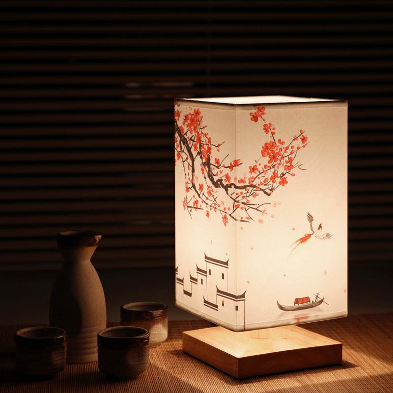 Lampe de Table LED avec Éclairage Blanc Chaud - Lampe de Table en Métal et Verre