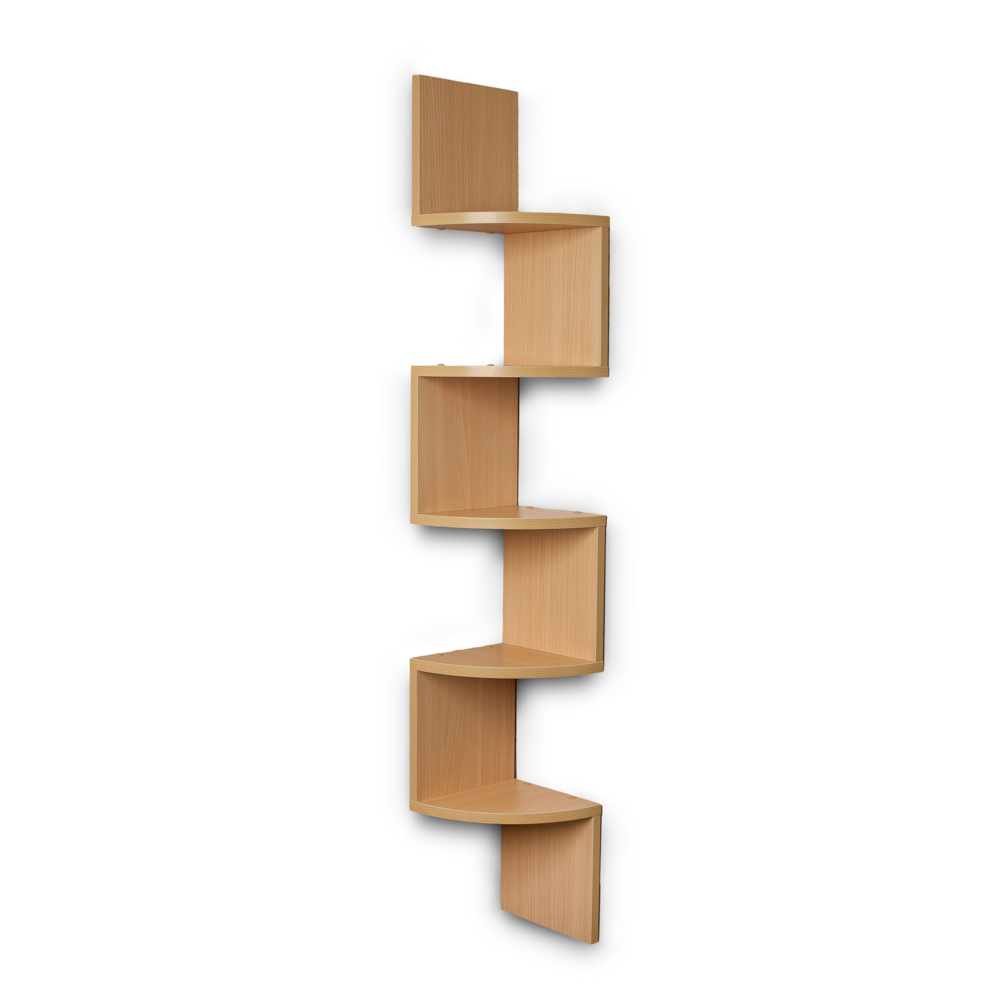 ZigStor - Étagère d'Angle en Zigzag pour Rangement Vertical