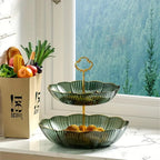 Trivio Tier Bol à Fruits - Panier à Fruits à Plusieurs Niveaux pour Rangement de Cuisine