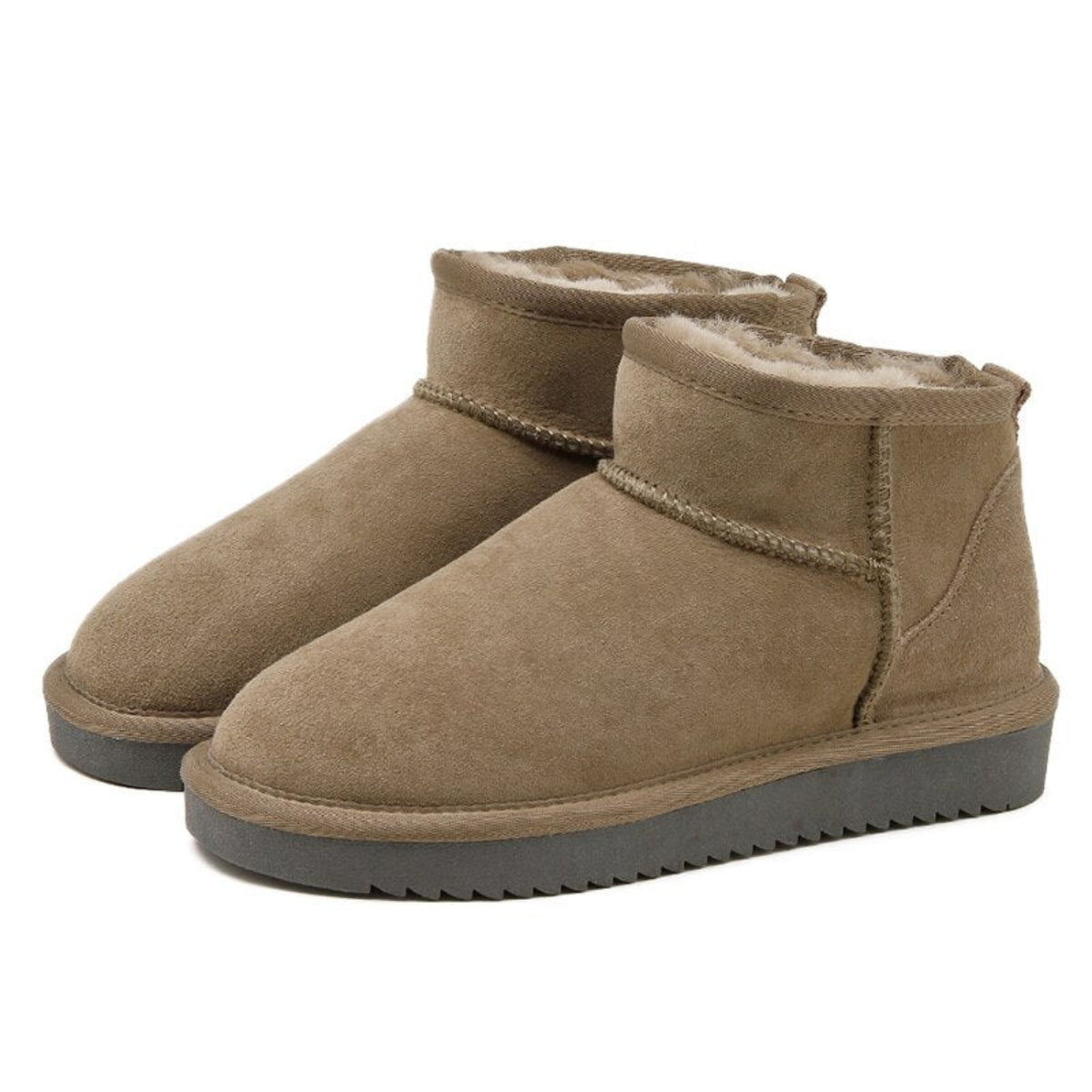 Bottines Mini en Peau de Mouton - Doublure en Fourrure et Design Résistant à l'Eau