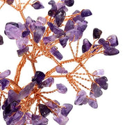 Ornement Bonsaï en Pierres Naturelles - Arbre Décoratif en Améthyste, Quartz Rose ou Citrine