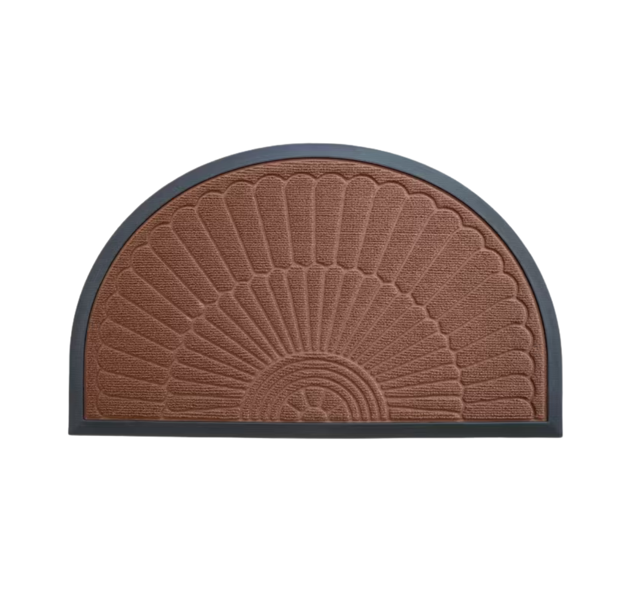 Tapis de Porte Absorbant en Fibres Synthétiques – Tapis, Noir, Marron