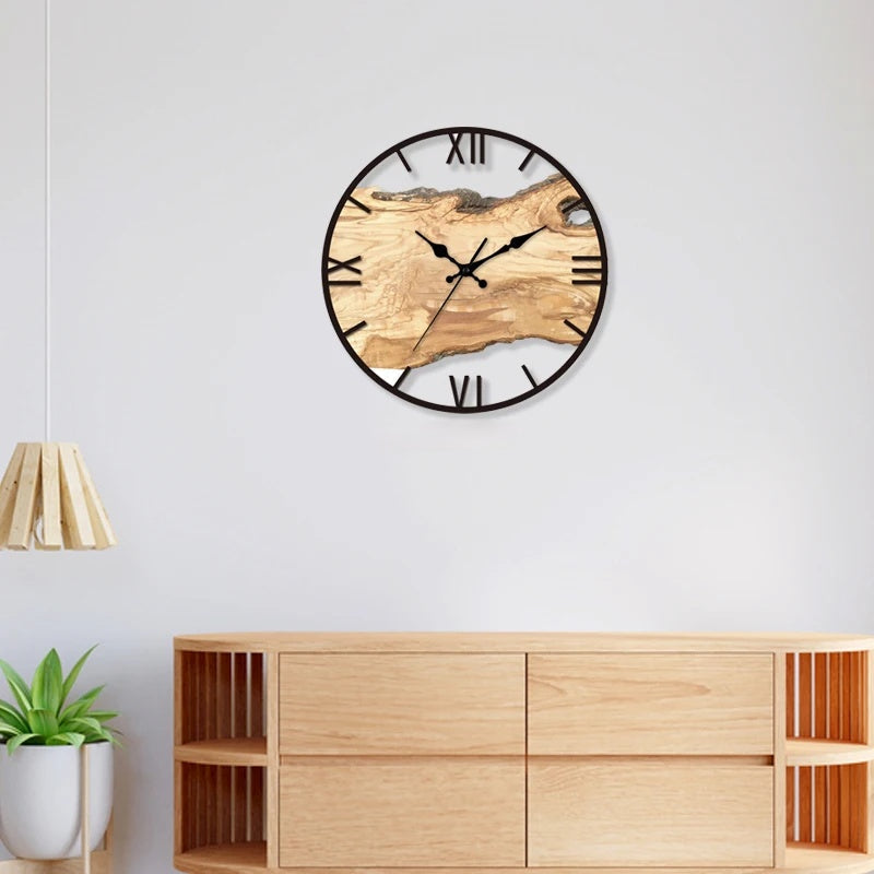 Horloge Murale Transparente en Acrylique - Format 30 × 30 cm