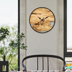 Horloge Murale Transparente en Acrylique - Format 30 × 30 cm