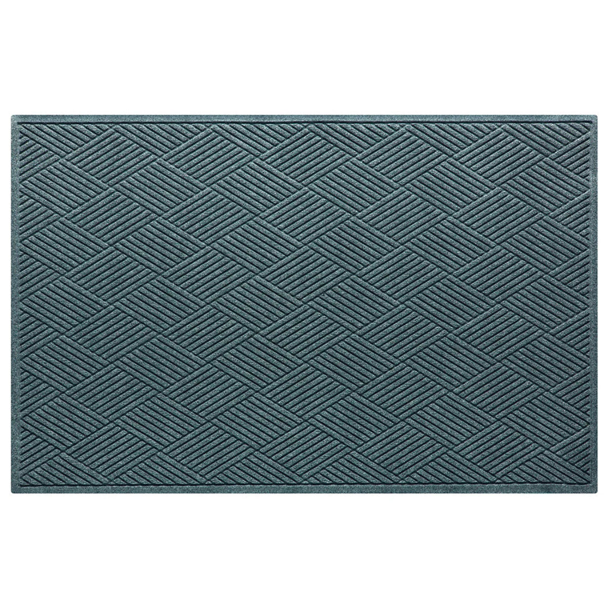 Tapis d'Entrée en Caoutchouc - Paillasson Rectangulaire Intérieur et Extérieur