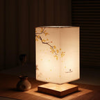 Lampe de Table LED avec Éclairage Blanc Chaud - Lampe de Table en Métal et Verre