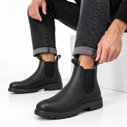Bottines Chelsea Synthétiques - Design Slip-On avec Panneaux Latéraux Élastiques