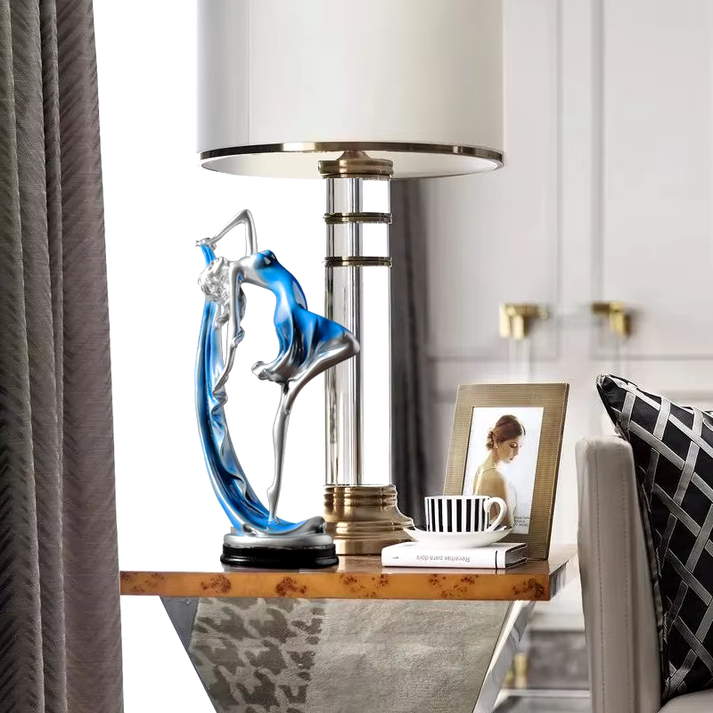 Sculpture Danseur en Résine – Figurine Décorative pour Intérieur