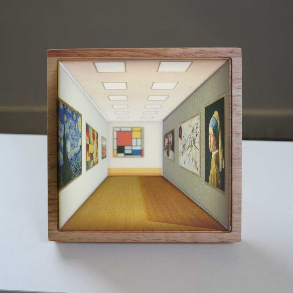 Lampe Murale LED Illusion Optique 3D - Panneau Acrylique Avec Éclairage Intégré