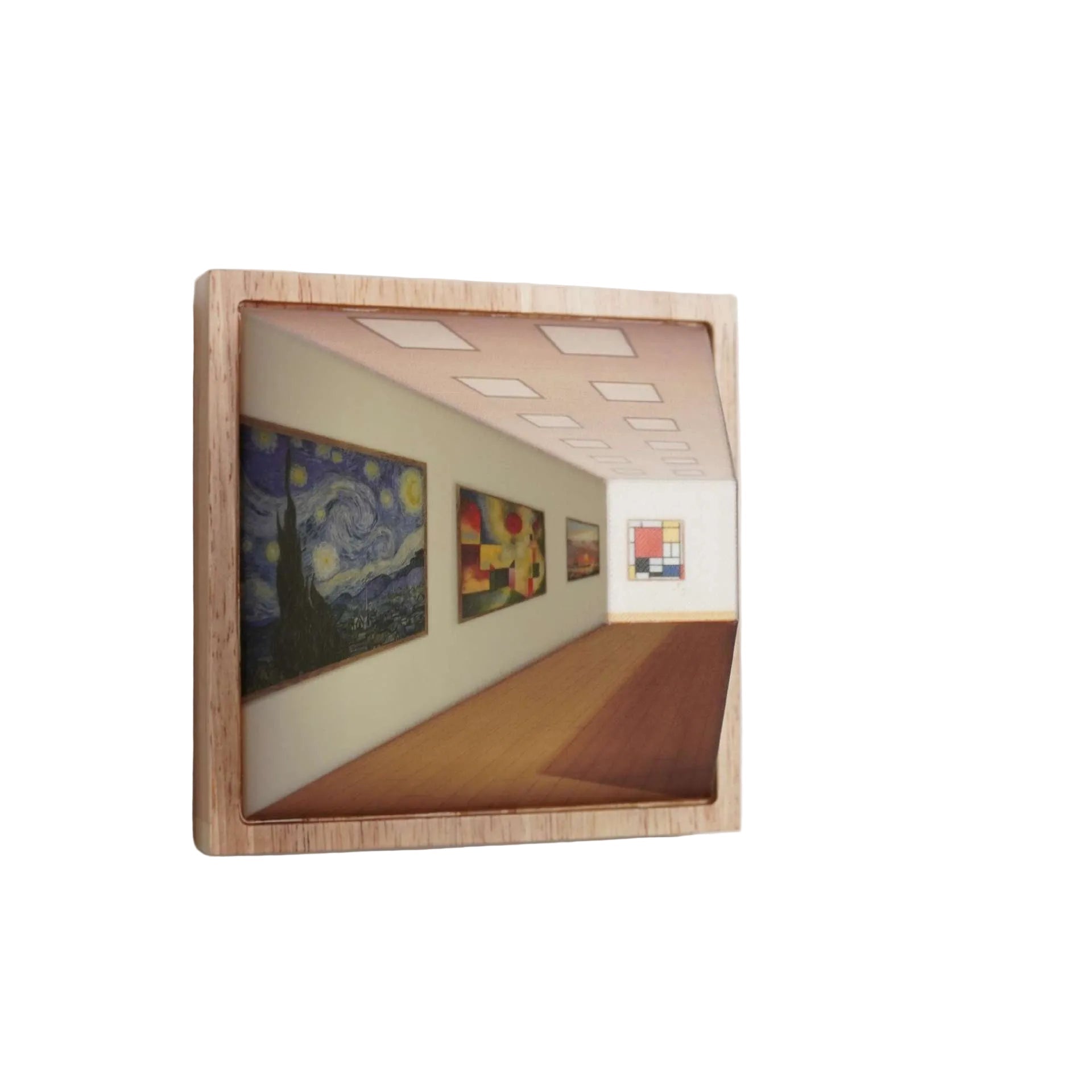 Lampe Murale LED Illusion Optique 3D - Panneau Acrylique Avec Éclairage Intégré