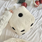 Coussin en Forme de Dé en Coton et Polyester - Coussin Doux Rembourré avec Design Décoratif