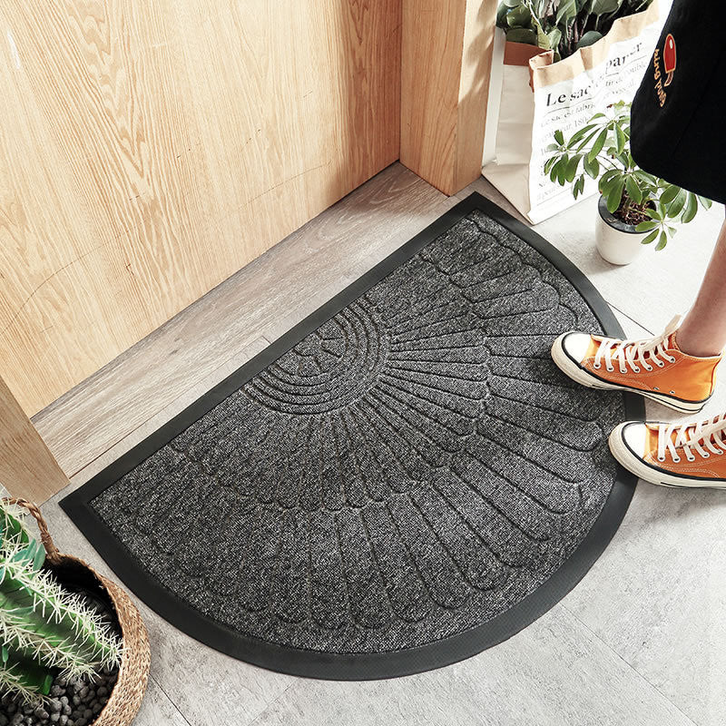 Tapis Demi-Lune en Caoutchouc – Tapis Fin Pour Intérieur