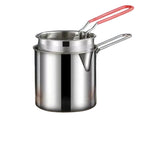 Friteuse 1200 ml en Acier Inoxydable - Récipient avec Passoire
