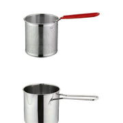 Friteuse 1200 ml en Acier Inoxydable - Récipient avec Passoire