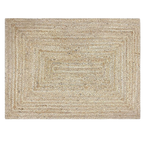 Tapis Rectangulaire en Jute – Tapis Tressé Pour Intérieur