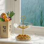 Trivio Tier Bol à Fruits - Panier à Fruits à Plusieurs Niveaux pour Rangement de Cuisine