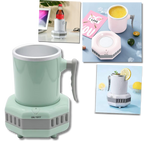Refroidisseur de Tasse avec Refroidissement à Semiconducteurs - Refroidisseur de Bureau pour Boissons et Indicateur LED