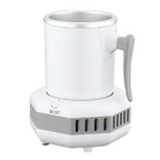 Refroidisseur de Tasse avec Refroidissement à Semiconducteurs - Refroidisseur de Bureau pour Boissons et Indicateur LED