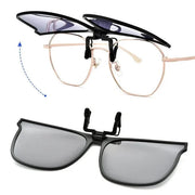Lunettes de Soleil Clip-On Polarisées - Verres UV400 Pliables pour Lunettes de Correction