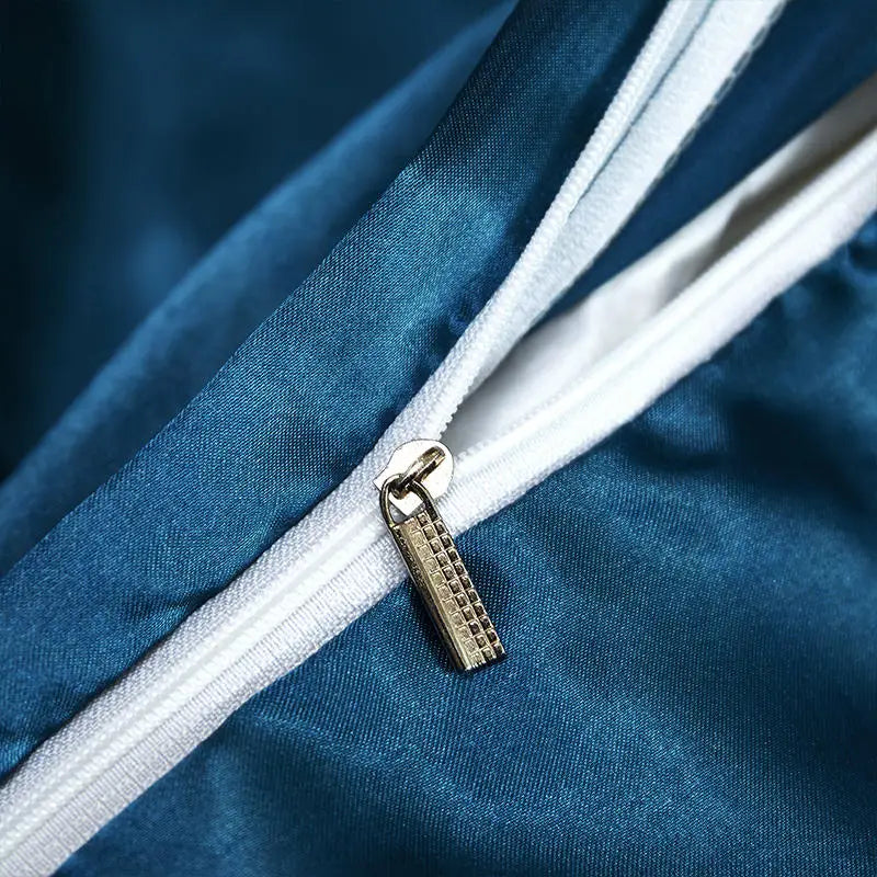 Parure de Housse de Couette en Satin à Finition Lisse – Literie Respirante pour Usage Quotidien
