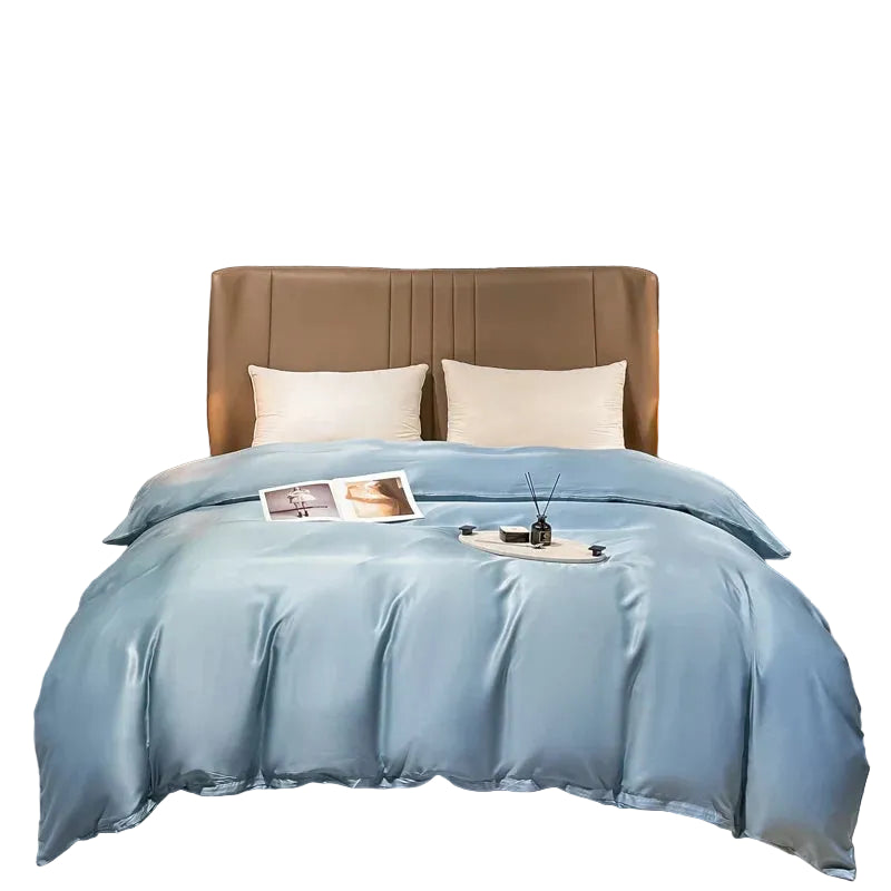 Parure de Housse de Couette en Soie de Mûrier – Literie en Fibre Naturelle à Finition Lisse