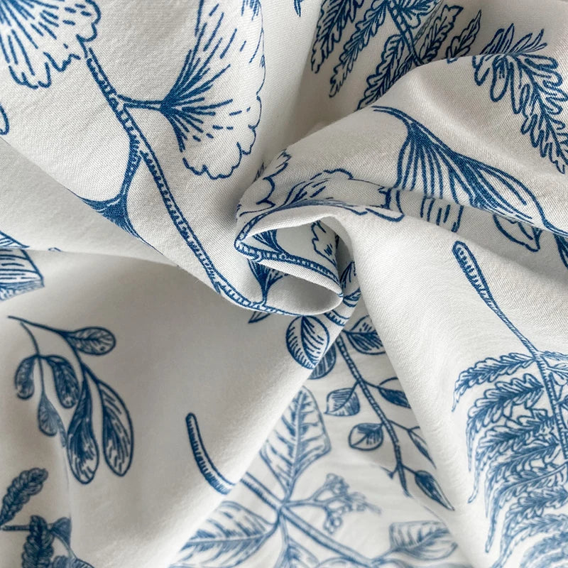 Parure de Housse de Couette en Coton Tissé – Literie Respirante pour Usage Quotidien