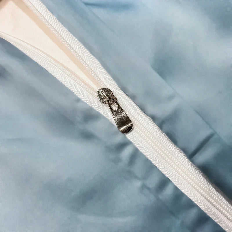 Parure de Housse de Couette en Soie de Mûrier – Literie en Fibre Naturelle à Finition Lisse