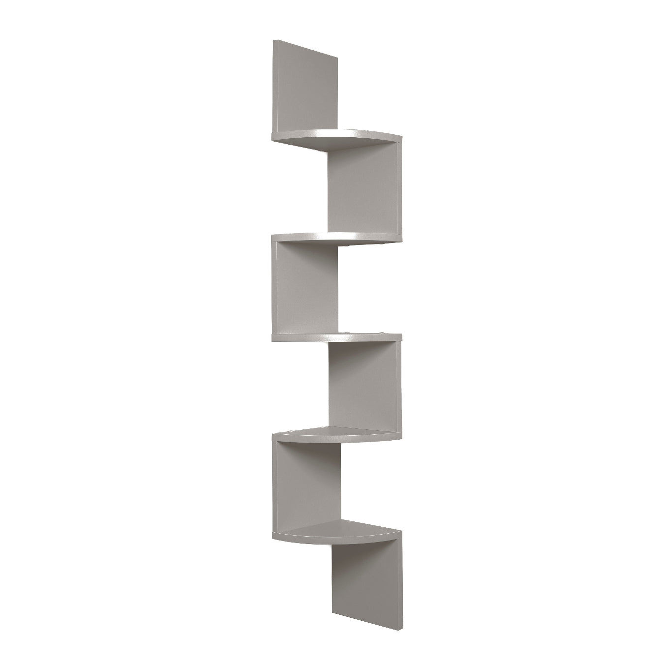 ZigStor - Étagère d'Angle en Zigzag pour Rangement Vertical
