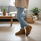Bottines Mini en Peau de Mouton - Doublure en Fourrure et Design Résistant à l'Eau