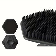 Tampon Nettoyant Visage Homme en Silicone - Surface Texturée Réutilisable